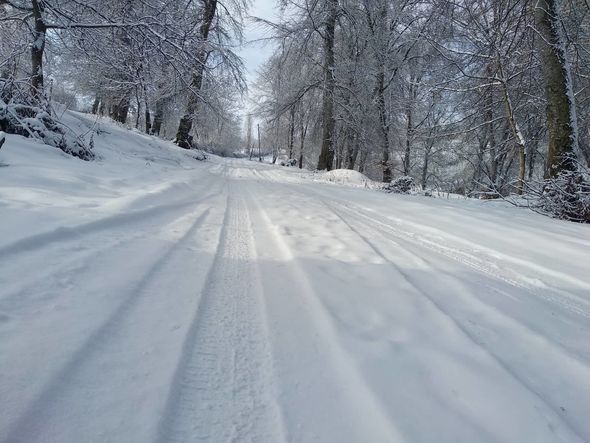 Azərbaycanda möhtəşəm qar mənzərəsi - FOTO 