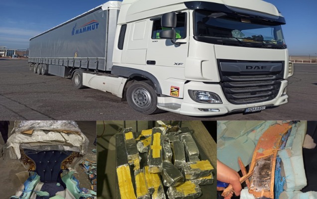 Naxçıvandan Türkiyəyə narkotik keçirmək istədi - FOTO