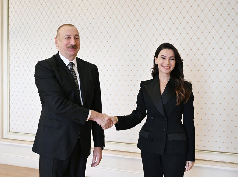 İlham Əliyev Gürcüstanın iqtisadiyyat və davamlı inkişaf nazirini qəbul etdi - FOTOLAR