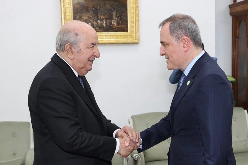 Ceyhun Bayramov Əlcəzair Prezidenti ilə görüşüb