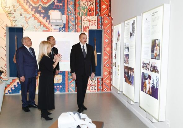 Prezident Tovuzda Azərbaycan Aşıq Sənəti Dövlət Muzeyinin açılışında - YENİLƏNİB+FOTO