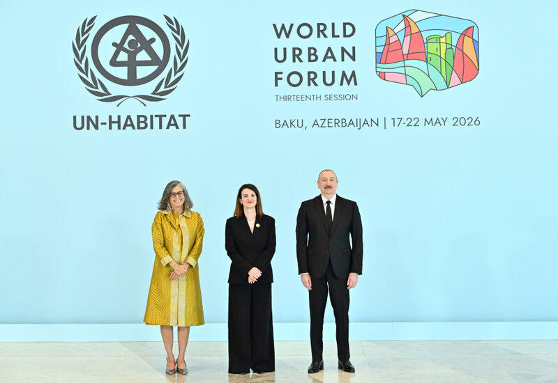Prezident WUF13-də çıxış edir - Canlı - Fotolar