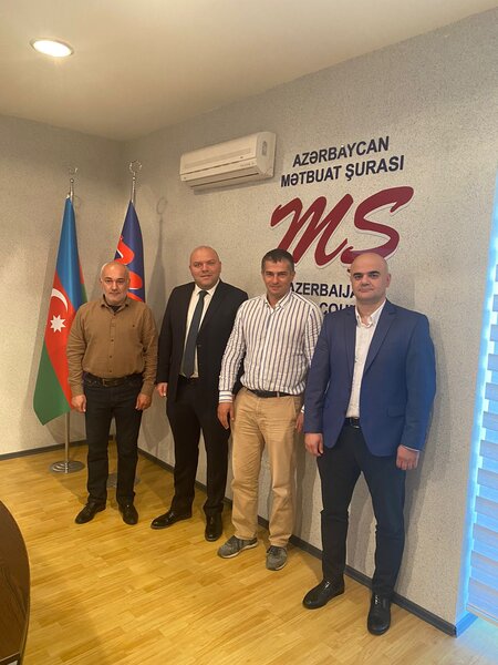 Tiktok'un Azərbaycan üzrə əlaqələndiricisi Mətbuat Şurasında oldu - FOTOLAR