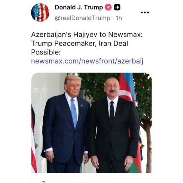 Tramp Hikmət Hacıyevin müsahibəsini paylaşdı - FOTO