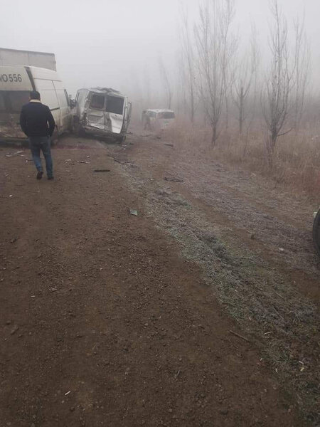 Bakı - Qazax yolu buz bağladı, zəncirvari qəza oldu