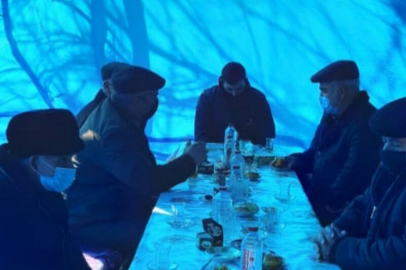 Ağsuda yas mərasimi təşkil edənlər cərimələndi