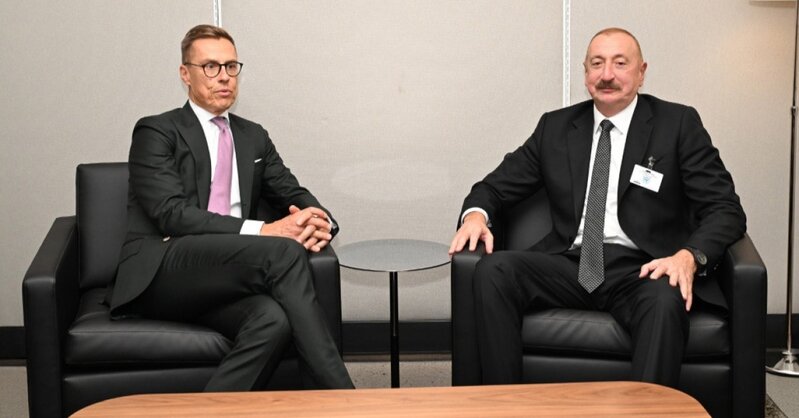 Aleksandr Stubb Azərbaycan Prezidentini təbrik edib
