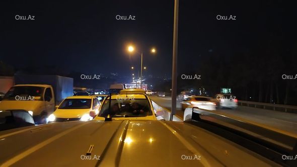 Bakı-Sumqayıt yolunda tıxac: Tbilisi prospektindən Xırdalana qədər - FOTO/VİDEO 
