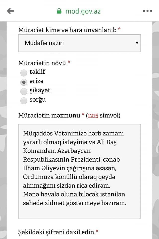 Faiq Ağayev orduya yazıldı - FOTO