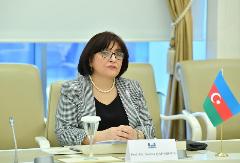 Milli Məclisin Sədri Sahibə Qafarova Fransa Milli Assambleyasının nümayəndə heyəti ilə görüşüb – FOTO
