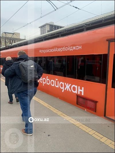 Moskva aeroekspresində Azərbaycanın turizm potensialı təbliğ olunur - FOTO/VİDEO