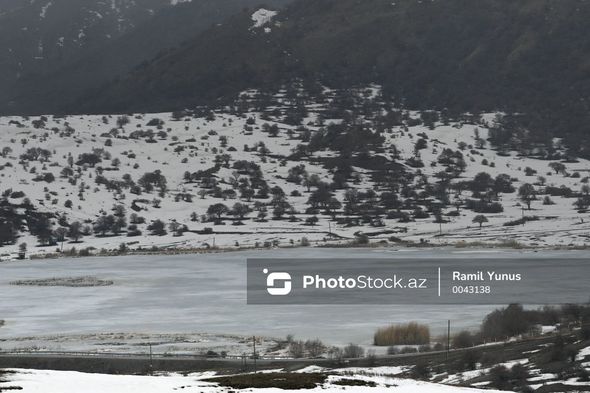 Donmuş Batabat gölündən FOTOREPORTAJ