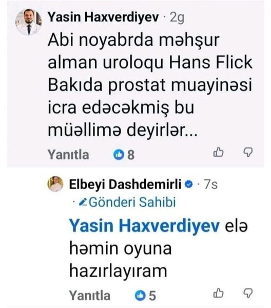 Həkimdən Dambrauskasla bağlı qeyri-etik paylaşım - FOTO