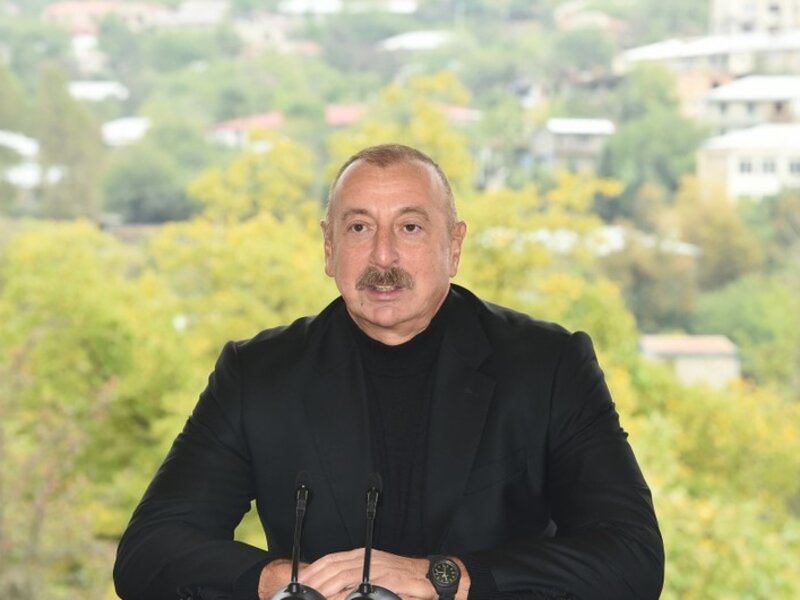 İlham Əliyev: 'Azad edilmiş torpaqlarda Azərbaycan xalqı bundan sonra əbədi yaşayacaqdır