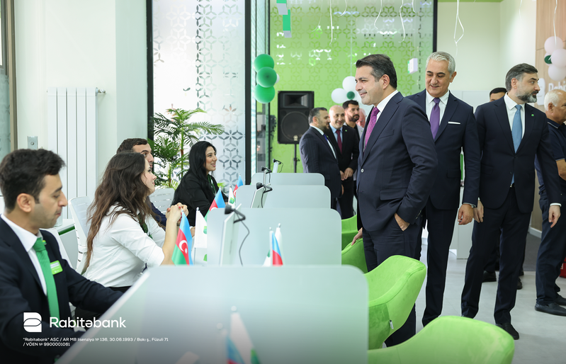 Rabitəbank 32-ci filialını Bakıxanovda açdı - FOTOLAR