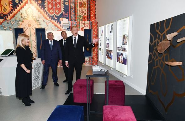 Prezident Tovuzda Azərbaycan Aşıq Sənəti Dövlət Muzeyinin açılışında - YENİLƏNİB+FOTO