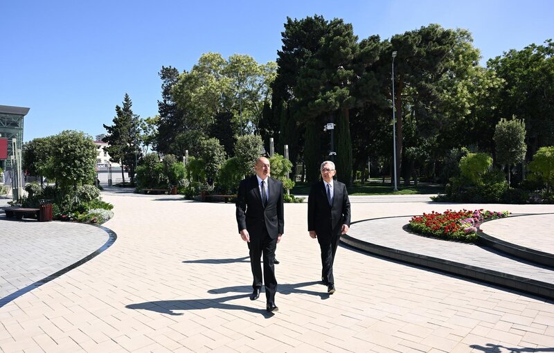 İlham Əliyev Nərimanov parkının açılışında iştirak edib - FOTOLAR