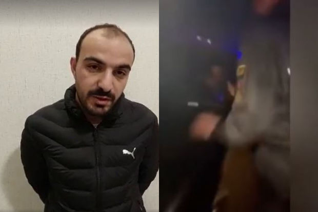 Azərbaycanda sürücü polisi vurub qaçdı, həbs edildi - VİDEO