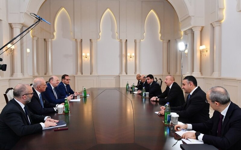 İlham Əliyev İtaliyanın ətraf mühit və enerji təhlükəsizliyi nazirini qəbul etdi