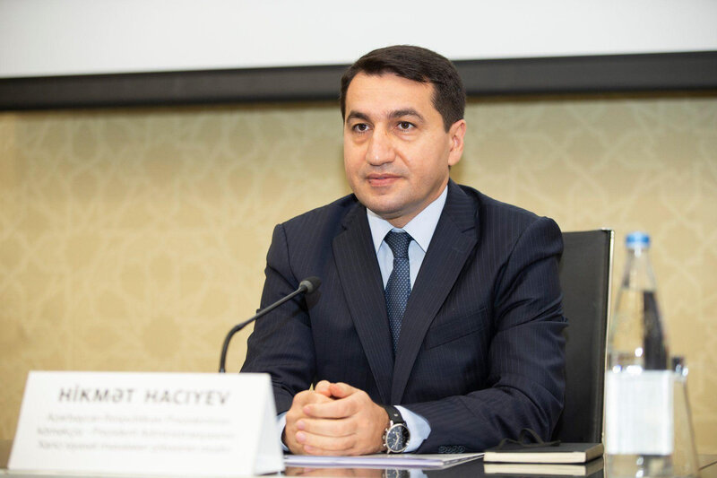 Hikmət Hacıyev: 'Azərbaycanlılara qarşı açıq-aşkar yalan və nifrət ABŞ Konqresinin imicinə xələl gətirir