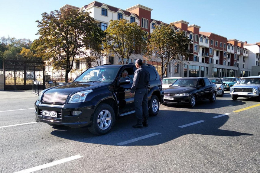 Qubada polis gücləndirilmiş iş rejimində xidmət aparır