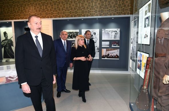 Prezident Tovuzda Azərbaycan Aşıq Sənəti Dövlət Muzeyinin açılışında - YENİLƏNİB+FOTO
