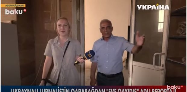 Ukraynalı müxbir Qarabağ barədə reportaj hazırlayıb - VİDEO