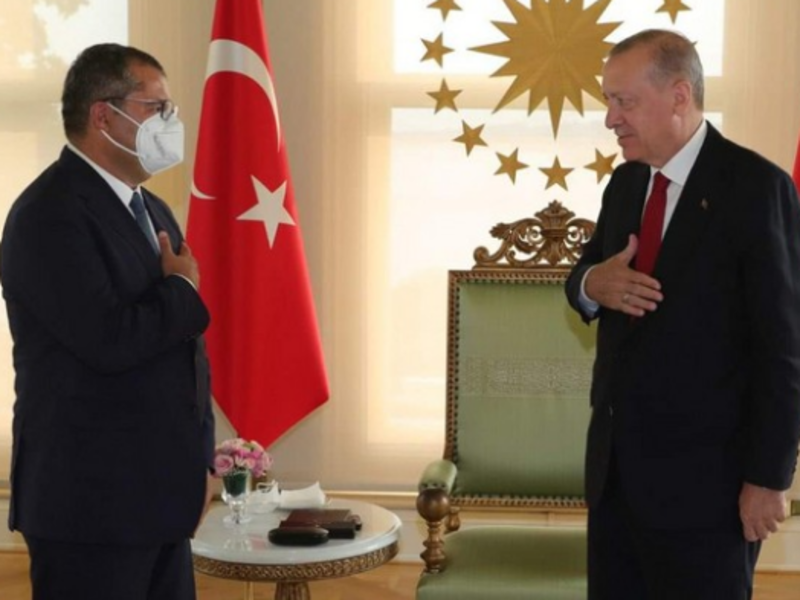 Ərdoğan Türkiyədə diplomatik fəaliyyəti başa çatan Azərbaycan səfirini qəbul etdi