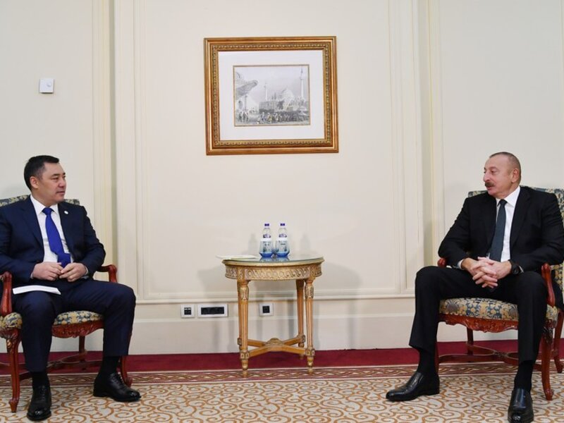 Azərbaycan və Qırğızıstan prezidentlərinin görüşü oldu