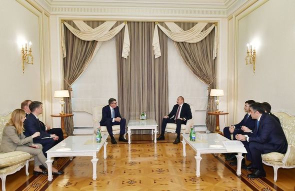 İlham Əliyev CISCO şirkətinin nümayəndə heyətini qəbul etdi - FOTO