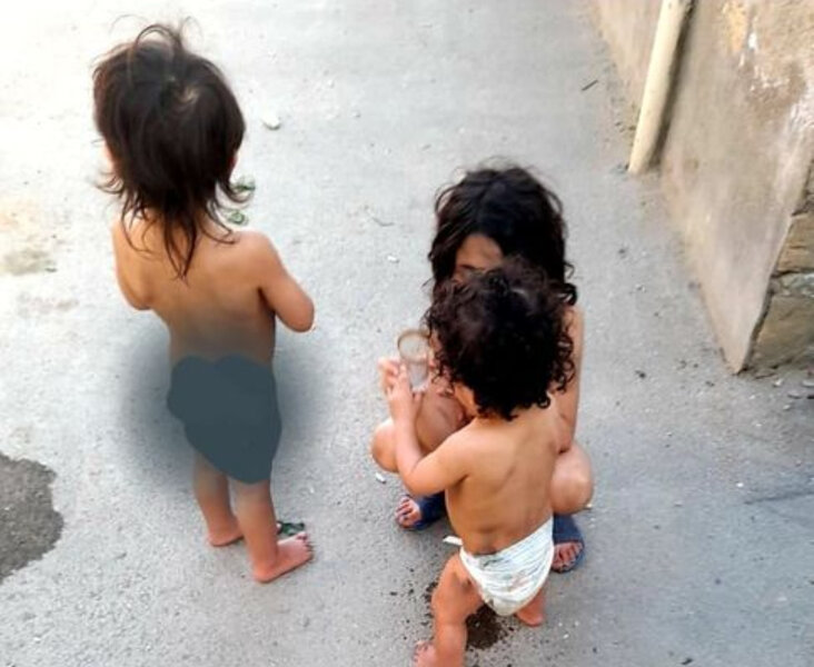 Abşeronda acınacaqlı vəziyyətdə yaşayan dörd uşaq sığınacağa yerləşdirildi