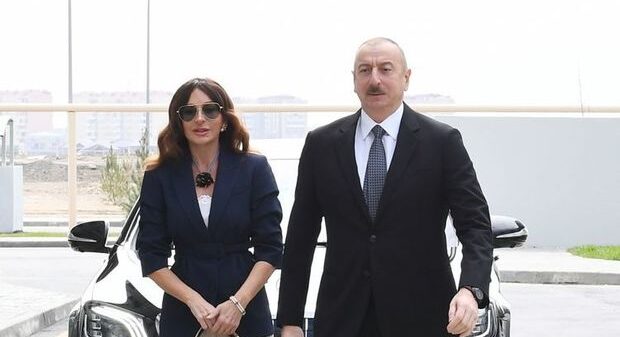 İlham Əliyev və xanımı Neftçalada