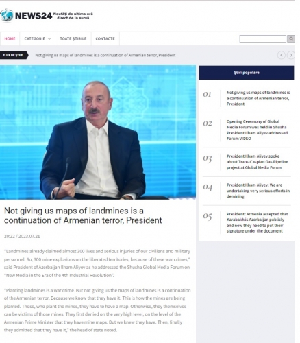 Rumıniya mətbuatı Şuşada keçirilən Qlobal Media Forumundan yazıb - FOTOLAR