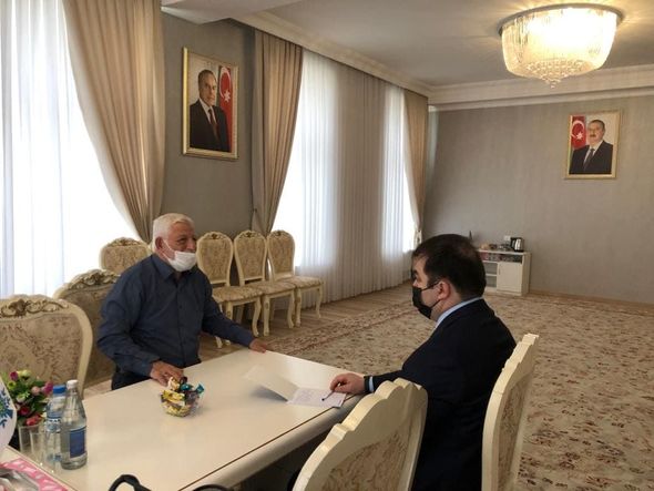Deputat Emin Hacıyev növbəti dəfə seçiciləri ilə görüşdü - FOTO
