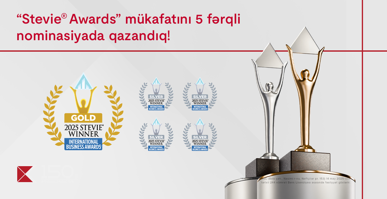 Kapital Bank 5 nominasiyada nüfuzlu 