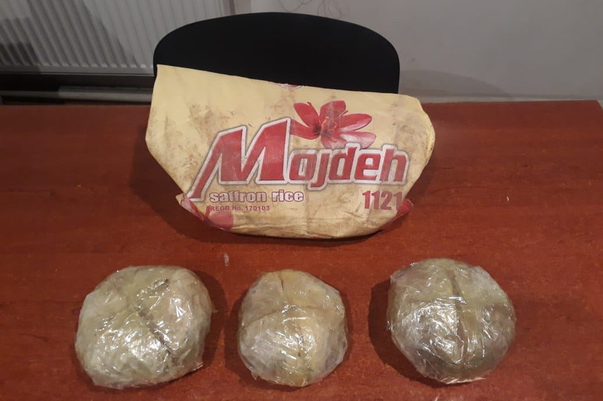İrandan Azərbaycana düyü torbasında heroin keçirmək istədilər