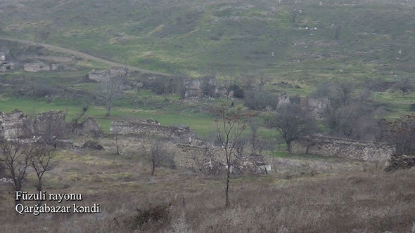 Füzuli rayonunun Qarğabazar kəndindən videogörüntülər – FOTO/VİDEO