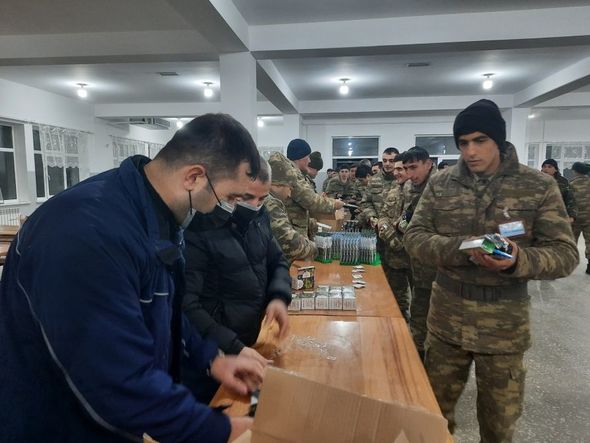 Mehriban Əliyevanın təşəbbüsü ilə hərbçilərimizə dəstək aksiyasına başlanılıb - FOTO/VİDEO