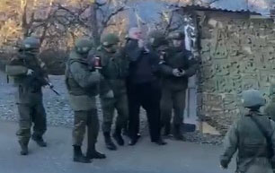 Şuşada təxribat törədən erməninin saxlanılma anı - VİDEO