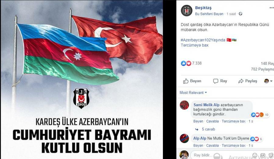 "Fənərbaxça", "Beşiktaş" və "Qalatasaray"dan Azərbaycana jest! - FOTO