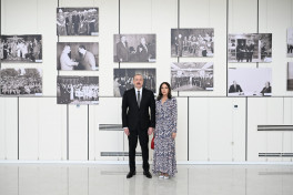 Prezident və xanımı Ağdam Muğam Mərkəzinin açılışını ediblər - FOTOLAR