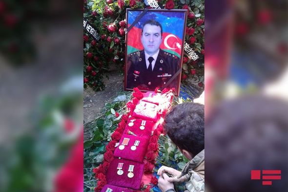Şəhid polkovnik Babək Səmidli dəfn olunub - FOTO