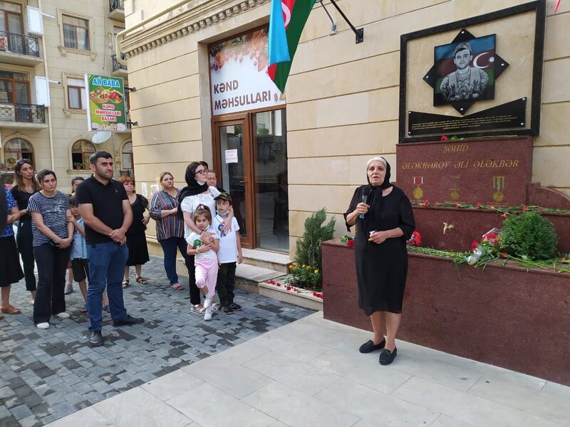 Şəhidin adını daşıyan bulağın açılışı oldu - FOTOLAR