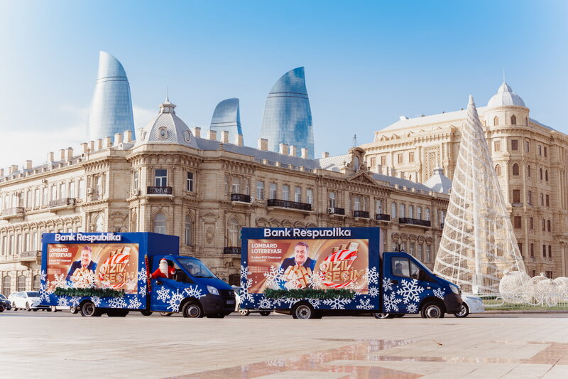 Şaxta Baba da Bank Respublika-dan hədiyyə qazanmağa tələsir - FOTOLAR