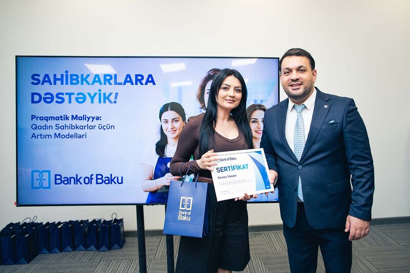 Bank of Baku-dan qadın sahibkarlara dəstək – Praqmatik maliyyə təlimi
