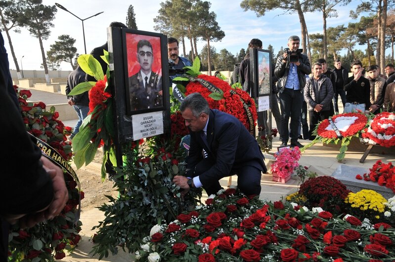 Abşeron rayonunda şəhidlərimizin anım günləri keçirilib - FOTOLAR