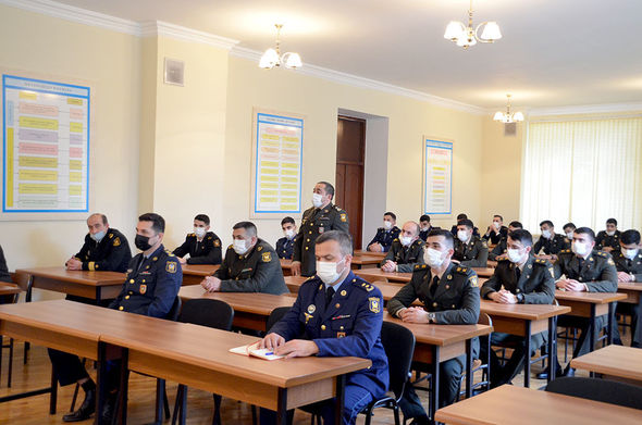 Ali Hərbi Məktəbin kursantları üçün seminar keçirilib - FOTO