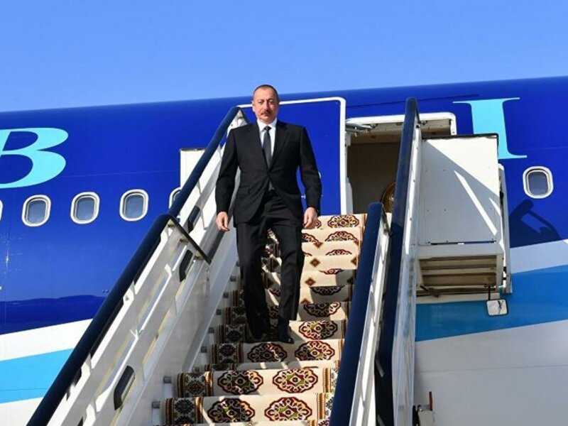 Prezident İlham Əliyevin Ukraynaya işgüzar səfəri başa çatdı
