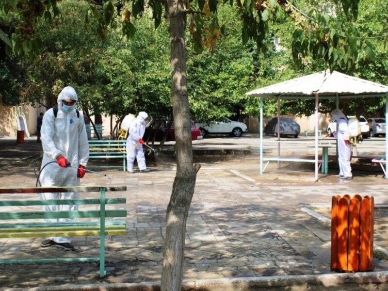 Yasamal rayonunda dezinfeksiya işləri aparıldı