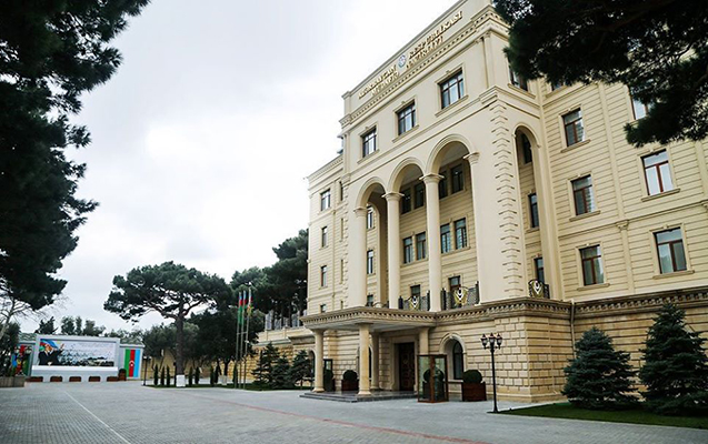 Azərbaycan Müdafiə Nazirliyi açıqlama yaydı